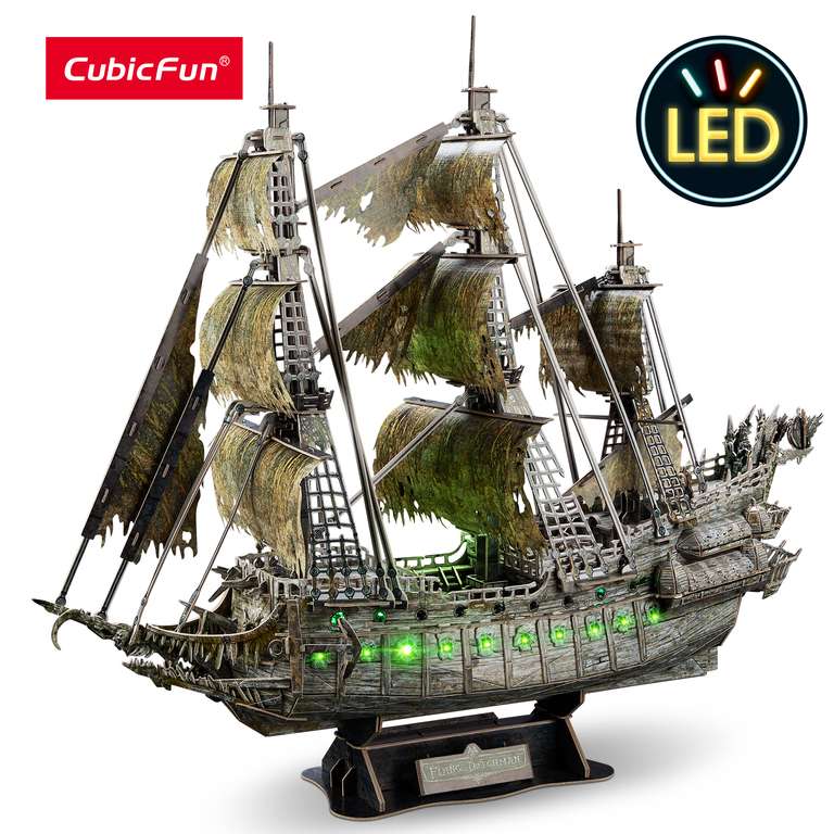 [AliExpress] CubicFun 3D Puzzle Flying Dutchman 360 Teile mit LEDs