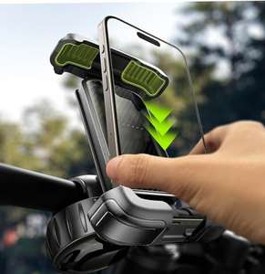[Amazon Prime] LISEN Handyhalterung für Fahrrad Motorrad Universal 360° drehbar