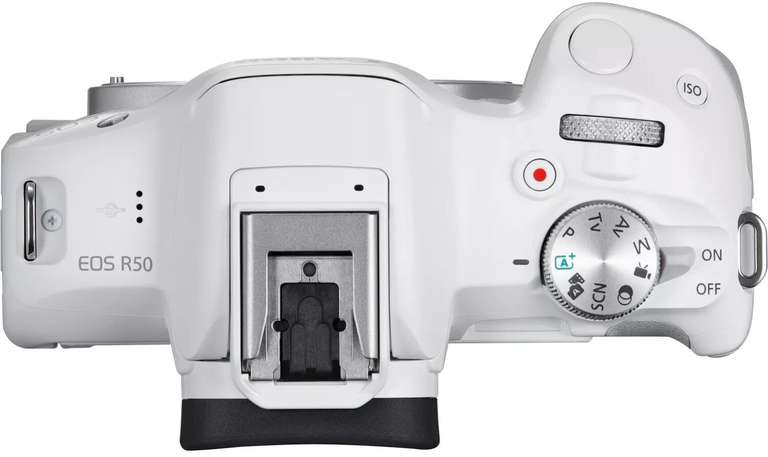Canon EOS R50 Systemkamera (weiß) + Canon RF-S 18-45mm 4.5-6.3 IS Objektiv