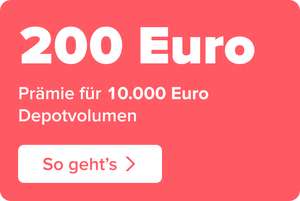 Neukunden: Consorsbank: 200 Euro Prämie für Depotübertrag von mind. 10.000 Euro