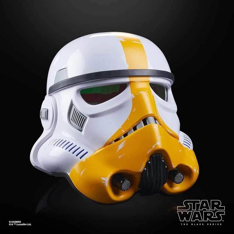 Star Wars Black Series: Artillery Stormtrooper Elektronischer Helm Replik 1:1 Hasbro