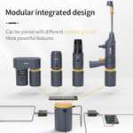 BAYU Auto Smart Car Care Kit & Modulares Autopflege-Set (Hochdruckreiniger, Luftpumpe, Staubsauger, Taschenlampe, Handy-Ladegerät)