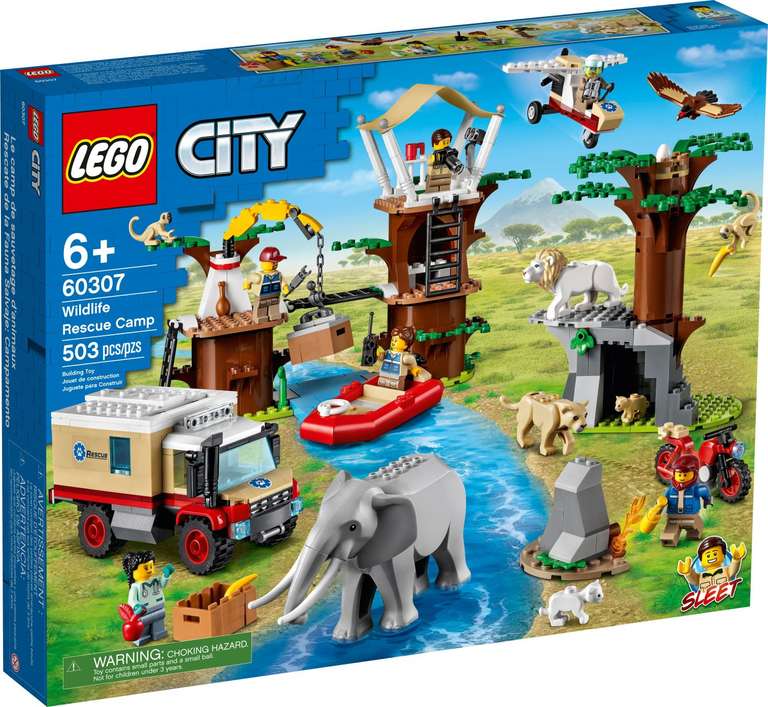 Lego 60307 City Wildlife Tierrettungscamp für 69,99 Euro inkl. Versand (bei Smyth's Toys Click & Collect)