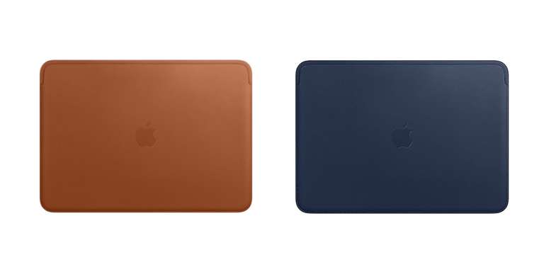 Apple 13 MacBook Pro | MacBook Air Lederhülle – Sattelbraun und Mitternachtsblau