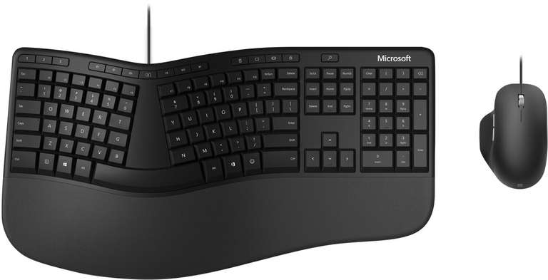 Microsoft Ergonomic Desktop Set for Bussines mit Tastatur und Maus für 23,89€ (Computeruniverse & Cyberport)