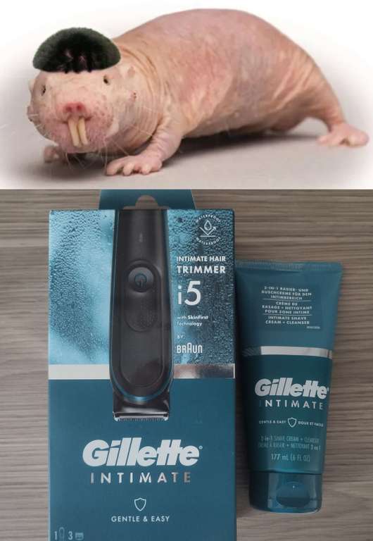 Gillette Intimate Trimmer i5 + Zusatz
