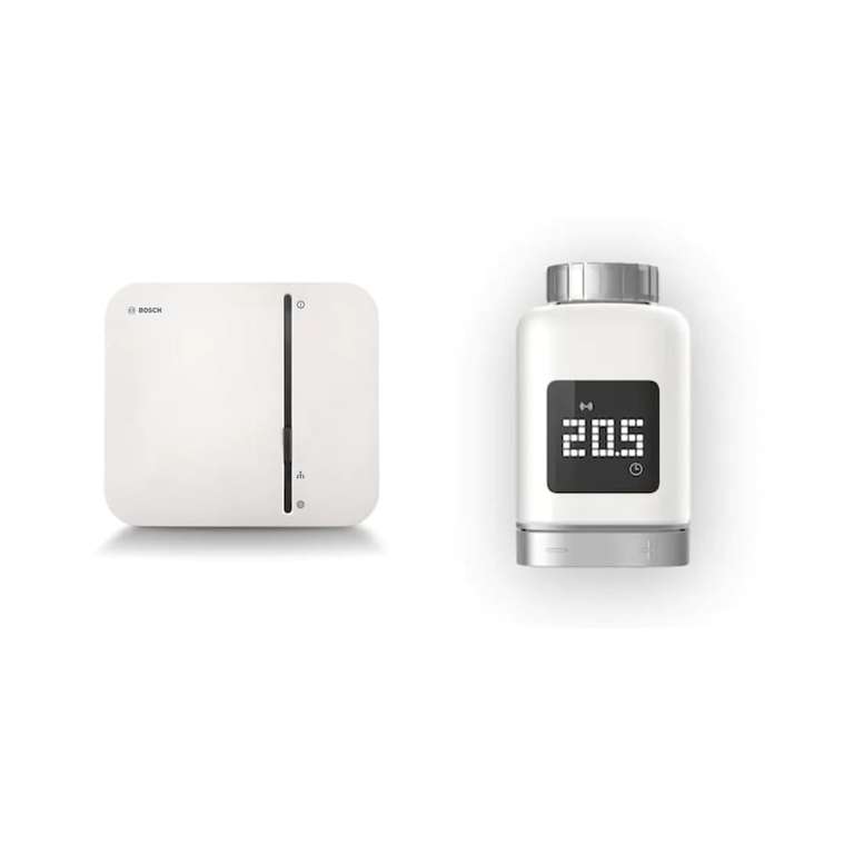 Bosch Smart Home Thermostat II & Controller | gezielte Temperatur-Steuerung | Zeitprogramme | Steuerung per App | Alexa / Google Assistant