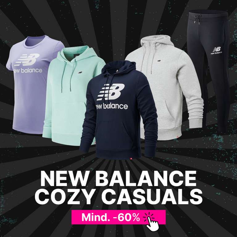 New Balance Baumwolle Sale | versandkostenfrei mit GS z.B. New Balance Sweater Small Logo Crew schwarz (S-XL)