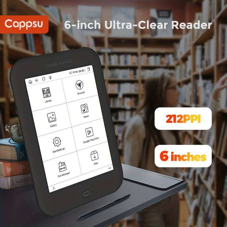 Lemon Read (Boyue Likebook) eBook-Reader mit 212ppi und Android 8.1