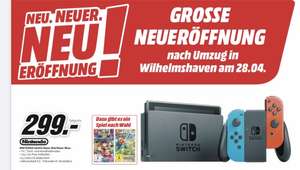 [ Lokal ] MM Wilhelmshaven Nintendo Switch inclusive. Mario Kart 8 oder Mario Party Superstars