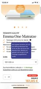 Emma One Matratze bis zu -35%