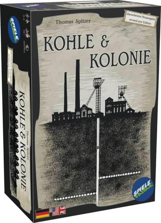 Kohle & Kolonie (2. Auflage) | Brettspiel für 3 - 5 Personen ab 12 Jahren | ca. 120 Min. | mehrsprachig | BGG 7.4 / Komplexität: 3.82