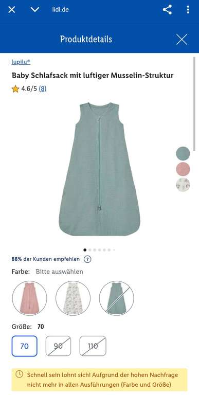 musselin schlafsack 0 5 tog Musselin Schlafsack mit Füßen, 0.5 TOG main image 1