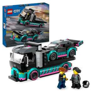 LEGO City 60406 Autotransporter mit Rennwagen, -40% UVP (Prime)