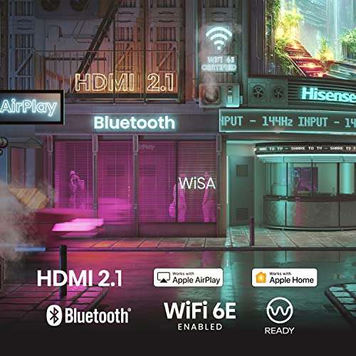 Hisense 55E7KQ Pro QLED - 55 Zoll mit HDMI 2.1, 144 Hz für 549€ (Amazon)