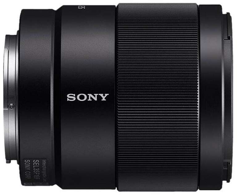 Sony SEL-35F18F Weitwinkel-Objektiv (Festbrennweite, 35 mm, F1.8, Vollformat, geeignet für A7, ZV-E10, A6000- und Nex-Serien, E-Mount)