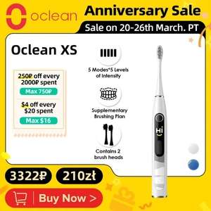 Oclean X10 XS elektrische Schallzahnbürste @aliexpress (Polen Lager, 5 Tage Lieferung)