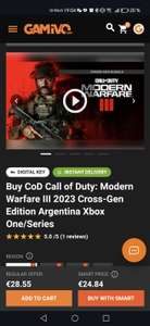 Call of Duty Mw3 Xbox Cross Gen über VPN