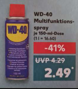 WD-40 Multifunktions-spray 150 ml Dose ab 23.03 bei Kaufland für 2,49€ statt 3,49€