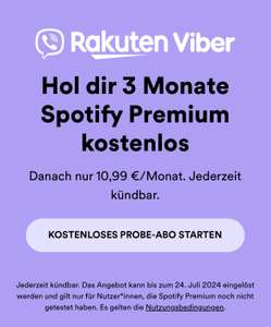 Spotify Premium 3 Monate testen 0€ Neukunden ohne Laufzeit