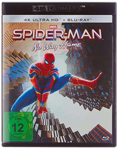 Spider-Man: No Way Home (4K Blu-ray + Blu-ray) für 10,38€ (Amazon Prime)