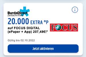 [Payback Coupon] 20.000 Extra-Punkte für Focus Digital ePaper/App