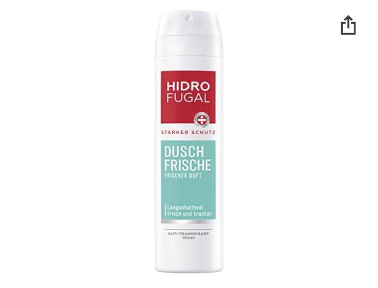 [Sparabo+Coupon] Hidrofugal Dusch Frische Deo Spray, 150 ml (für 1,91€ bei >4 Sparabos)