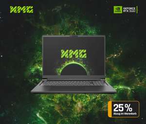 bestware Golden Deals: z.B. XMG Pro 16 Studio M23 Gaming Laptop (16", 2560x1600, 240Hz, i9-13900H, 32GB/2TB, RTX 4070 140W, 73Wh, 2.56kg)