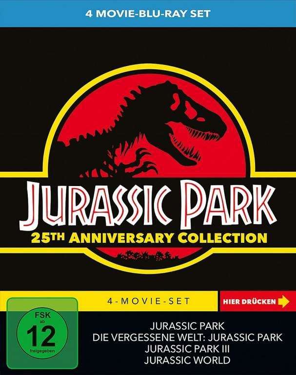 Media-Dealer: Jurassic Park - 25th Anniversary Collection (Blu-ray) mit Soundchip für 13,99€ (enthält JP 1-3 + JW1)
