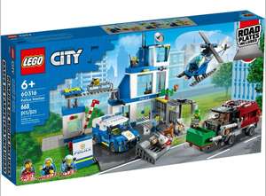 Lego City 60316 Polizeistation (-39% zur UVP, 5,98ct/Teil) [Beipacktipp: Marvel Sammelfiguren 71039 für 3,39 Euro]