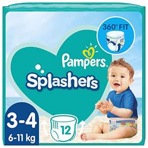 [Amazon] Pampers Baby Windeln Größe 3-4, Splashers, Einweg Schwimmwindel für sicheren Schutz im Wasser, (8 x 12 Windeln), 96 Stück