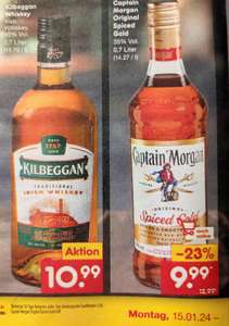 Kilbeggan Irish Whiskey 40.0% 0,7l bei NETTO Marken-Discount.