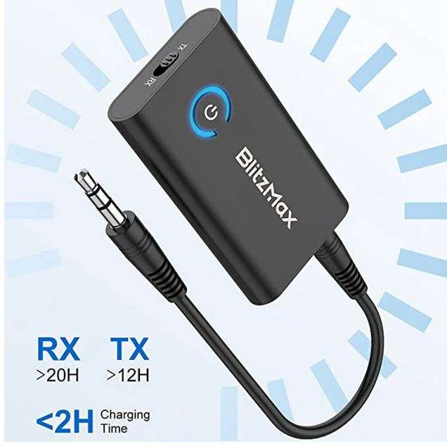 BlitzWolf BlitzMax BT05 Bluetooth 5.2 Sender/Empfänger
