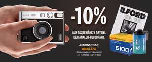 Sammeldeal: 10% Rabatt auf ausgewählte Artikel Analog Fotografie - Sofortbild / Polaroid / Instax