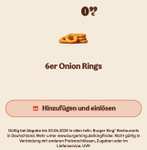 Burger King 6er Onion Rings
