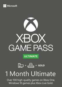 Xbox Game Pass Ultimate – 1 Month Abonnement (Xbox One/ Windows 10) Xbox Live Key GLOBAL (Stackable)