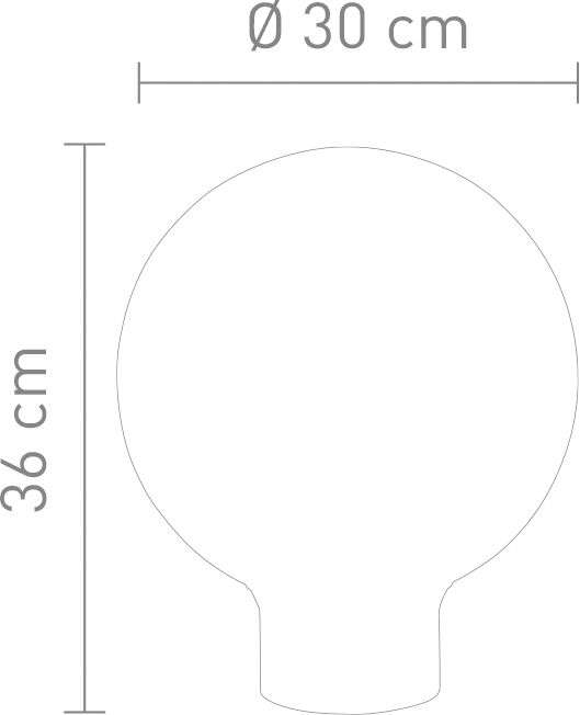 Villeroy und Boch Tokio Tischleuchte (30 oder 20cm Durchmesser, Rauchglas und satiniertes Metall) [Best Secret]