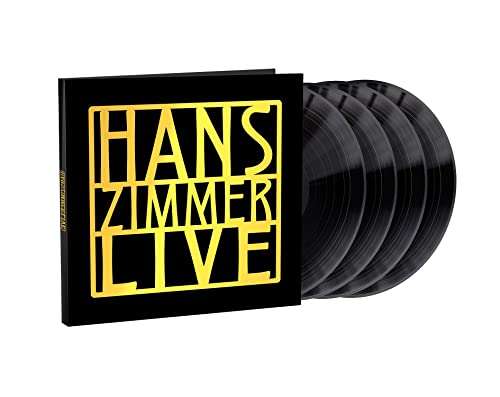 Hans Zimmer Live 4LP 180g Vinyl im Quadfold mit bedruckten Innentaschen