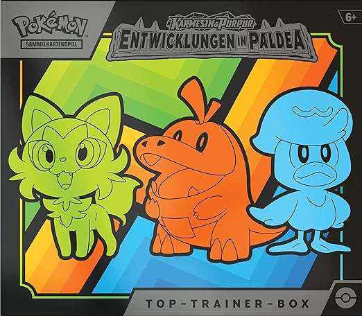 Pokémon Entwicklungen in Paldea Top Trainer Box