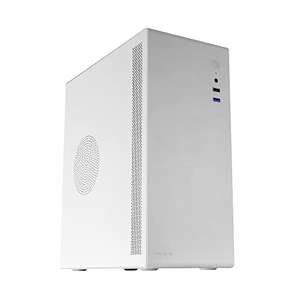Tacens ORUMX500, Micro-ATX Mini-Tower Slim PC Gehäuse + SFX 500W Netzteil, Ultra Kompakt, Stahlrahmen, 80mm Lüfter, Weiß @ Prime