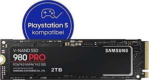 Samsung 980 PRO 2 TB PCIe 4.0 (bis zu 7.000 MB/s) NVMe M.2 (PS5 - inkl. VSK)