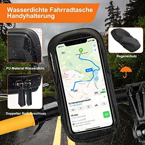 INF Handytasche / Handyhalterung für Fahrrad wasserdicht Handyhüll
