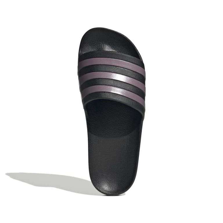Adidas Aqua Adilette / Badesandale - core black/matt purple / Größe 38-42