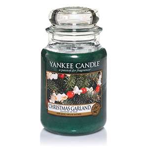 Yankee Candle Duftkerze im Glas (groß) – Christmas Garland – Kerze mit langer