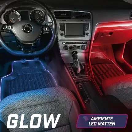 Walser Universal Auto Fußmatten Glow mit LED & Fernbedienung 2-teilig 48x68cm für 10€ inkl. Versand (Globus)