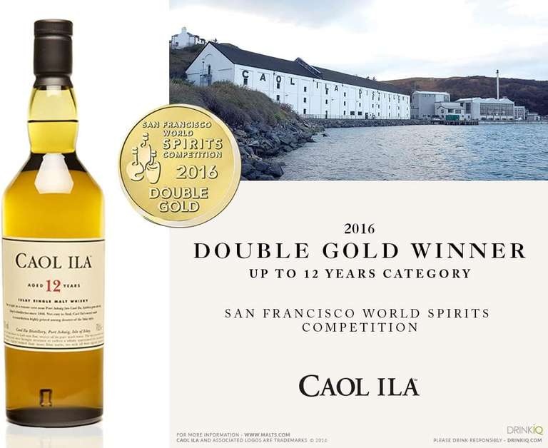 Caol Ila 12 Jahre Single Malt Whisky 43% vol. 700ml (Prime Spar-Abo)