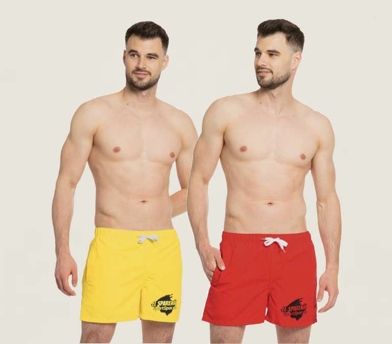 SportSpar.de "El Sparenal" Herren Badehose in Gelb oder in Rot (Gr. S - 3XL) für unter 1 €