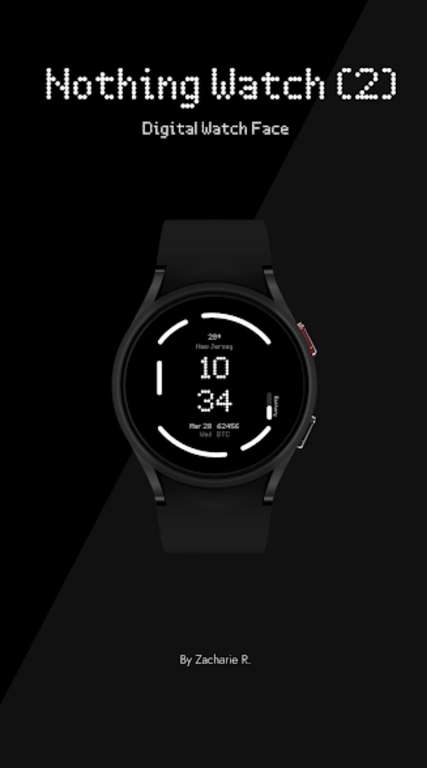 Nothing Watch (2) - Watch Face [WearOS Watchface][Google Play Store]
