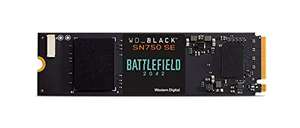 WD_BLACK SN750 SE 500GB M.2 2280 PCIe Gen4 NVMe Gaming SSD inkl. Battlefield 2042 @ Amazon