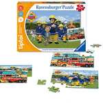 Ravensburger tiptoi - Feuerwehrmann Sam, Kinderpuzzle (Amazon Prime)